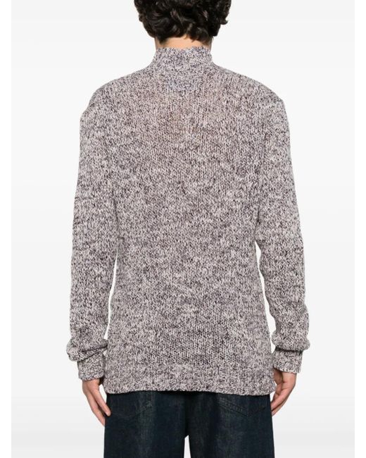 メンズ Tagliatore Wool-blend Jumper Gray