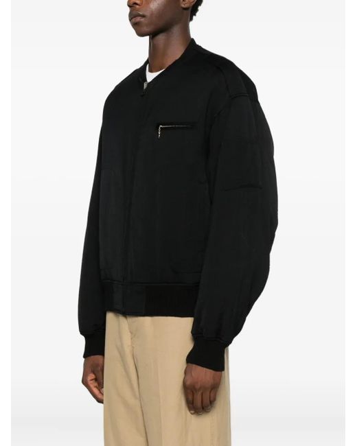 Visvim Black Zip-Pocket Bomber Jacket for men
