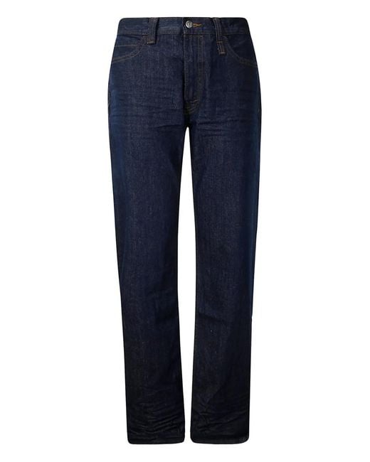 Cheap Monday Straight Jeans in het Blue voor heren