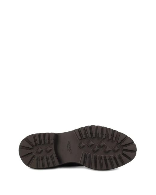 Doucal's Brown Suede Lace-Up Boots