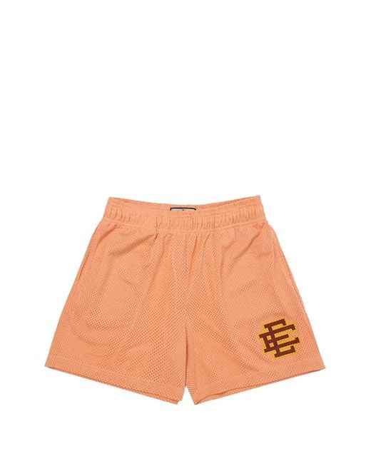 Eric Emanuel Orange Ee Basic Mesh Shorts for men