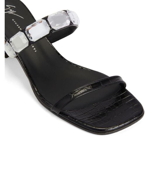 Giuseppe Zanotti White Flaminia Leather Sandals