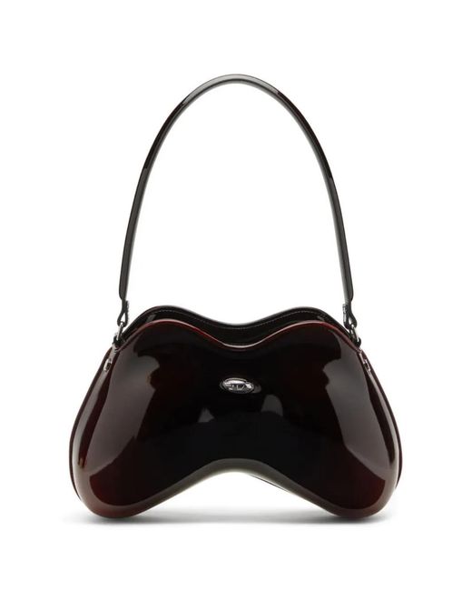 DIESEL Black Double D-Rigid Shoulder Bag