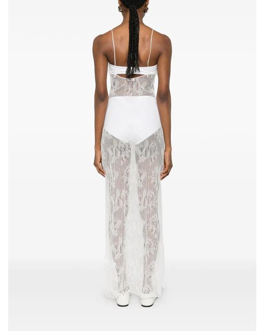 Osree Bridal Lace O Gem Slip Dress in White | Lyst UK Osree Bridal Lace O Gem Slip Dress in White | Lyst UK