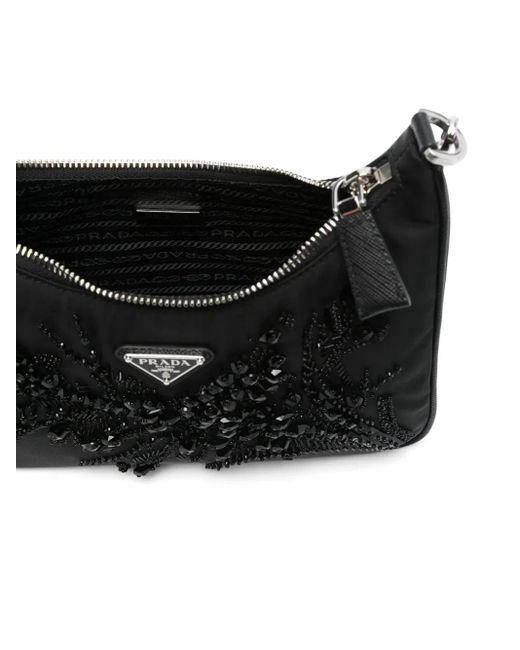Prada Black Econyl Detachable Straps
