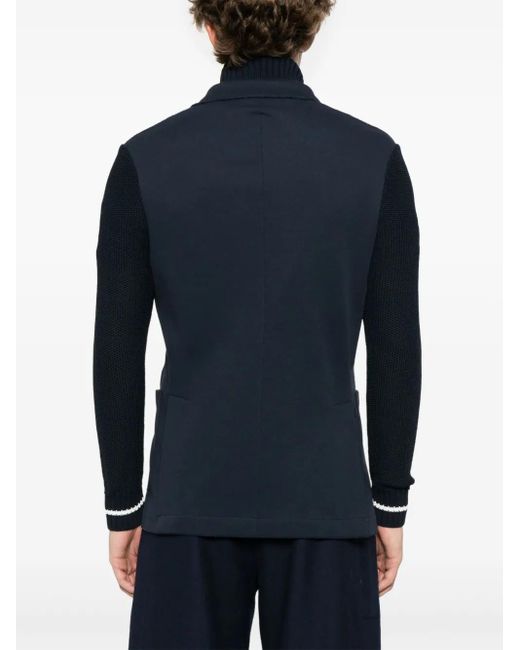 Blazer A Strati di Eleventy in Blue da Uomo