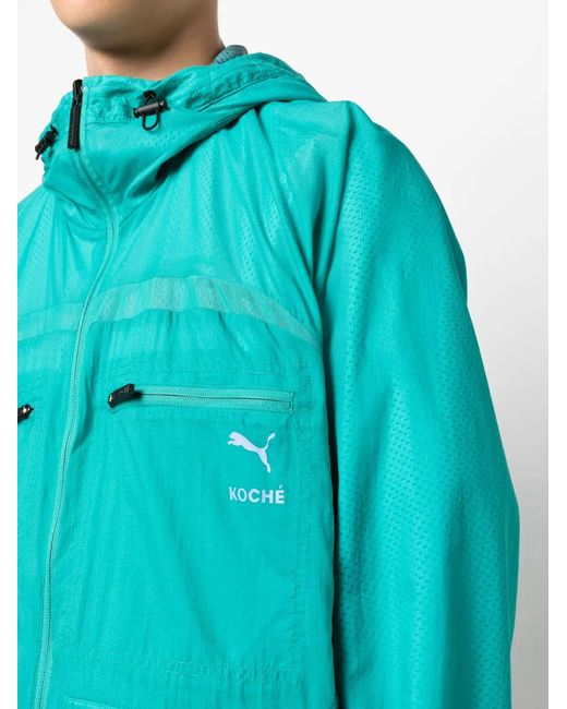 PUMA Blue Reversible Mesh Jacket for men
