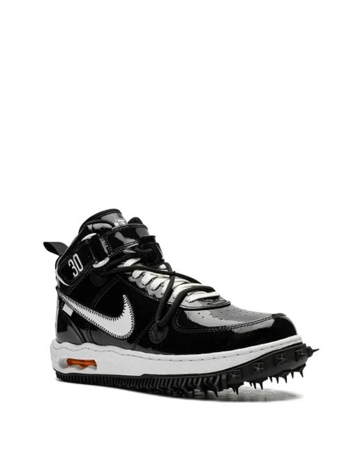Nike Black Air Force 1 Mid "Off for men