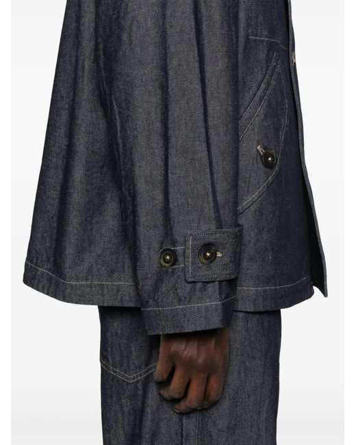 Forme D'expression Gray Denim Blazer for men