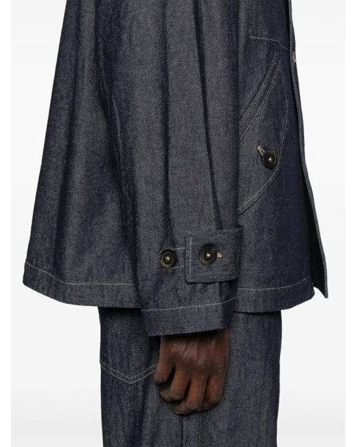 Forme D'expression Gray Denim Blazer for men