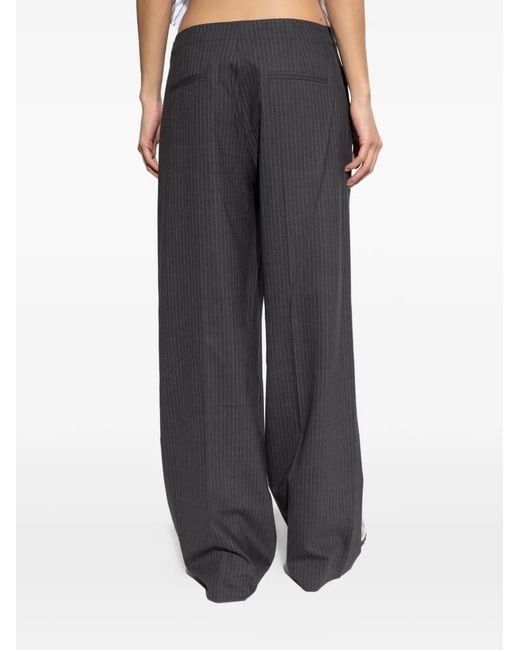 Rag & Bone Blue Pinstripe Trousers