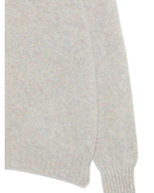 Howlin' By Morrison White V-Neck Sweater for men