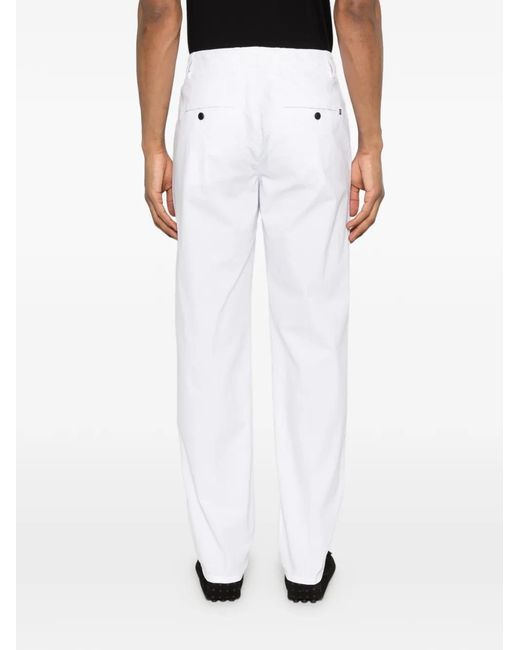 Dondup White James Tailored Trousers for men