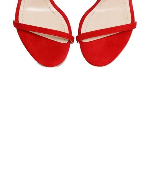 SMILING SHOES Red 90Mm Dalma Suede Sandals