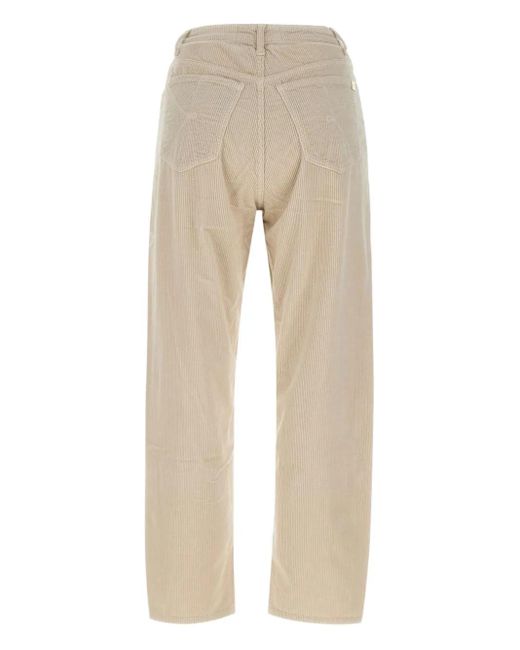 Kaos Natural Button-Fastening Corduroy Trousers
