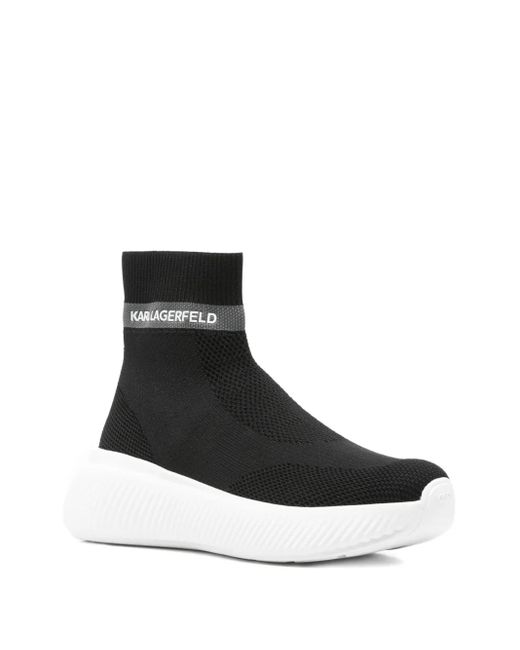 Karl Lagerfeld Black Kreeper Run Sneakers