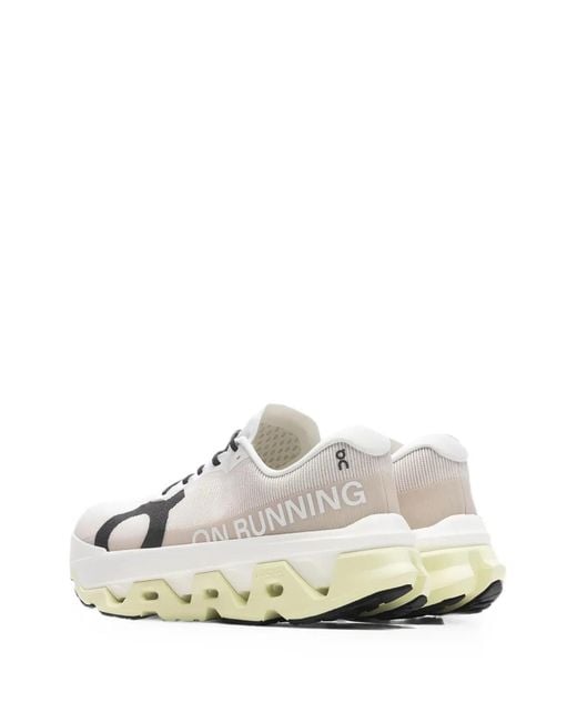 On Shoes White Cloudmster 3 Hyper Sneakers for men
