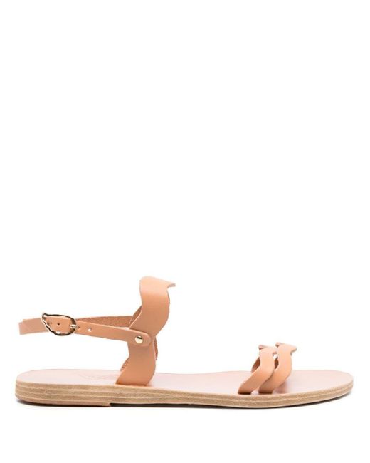 Ancient Greek Sandals Chania Buckle-fastened Sandals in Pink | Lyst