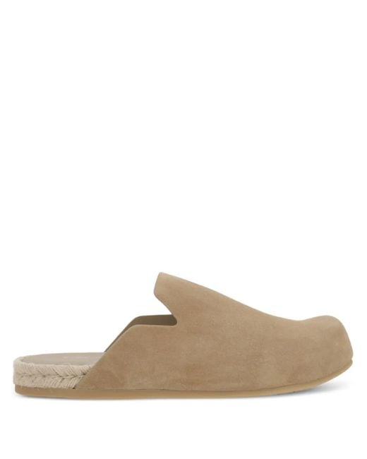 Chaussons En Daim Prada pour homme en coloris Brown