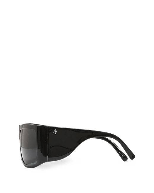 The Attico Gray Andre Square-Frame Sunglasses