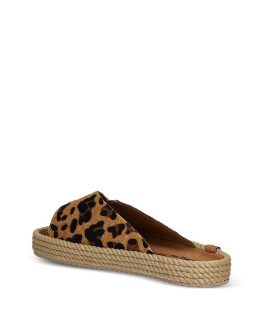Bohonomad Brown Casablanca Leopard-Print Buckle-Fastening Espadrilles