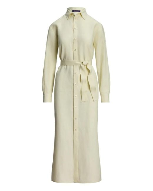 Ralph Lauren Natural Belted Shirt Dress