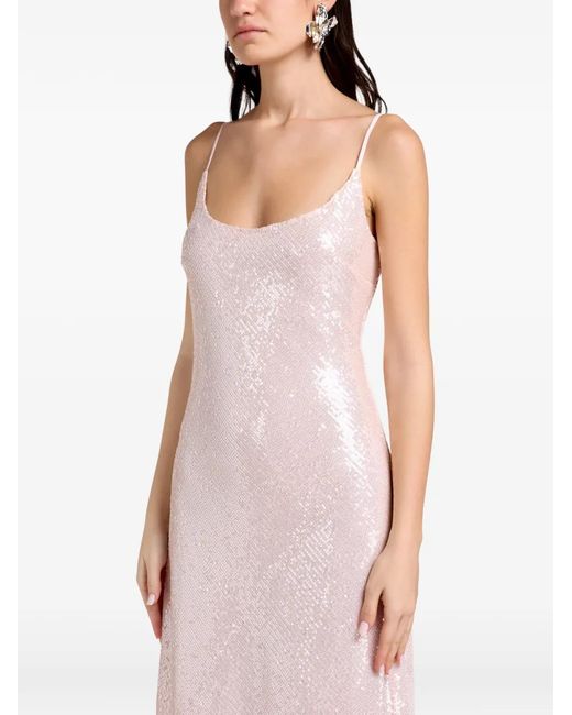 Needle & Thread Pink Spaghetti-Strap Maxi Dress