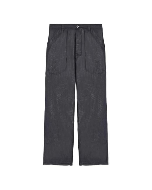 Jil Sander Gray Patch-Pocket Jeans for men