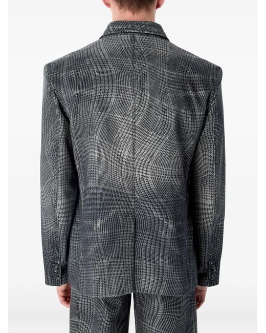 Blazer A Cuadros CAMPERLAB de color Gray
