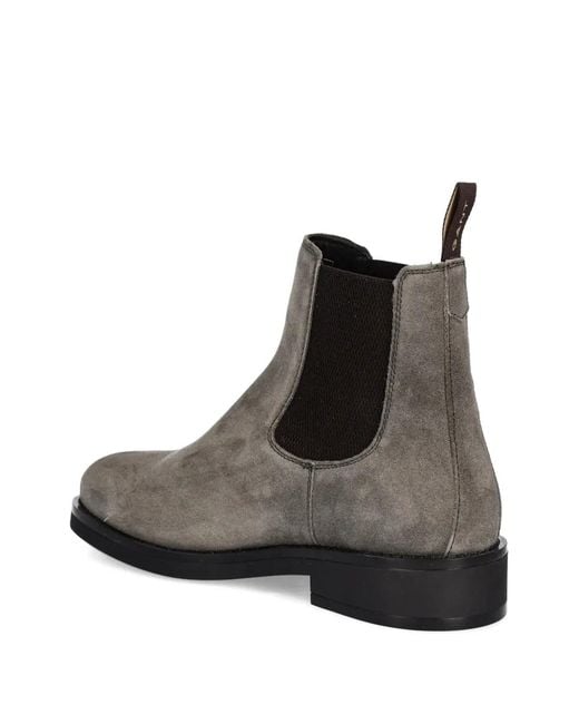 メンズ Gant スエード チェルシーブーツ Brown