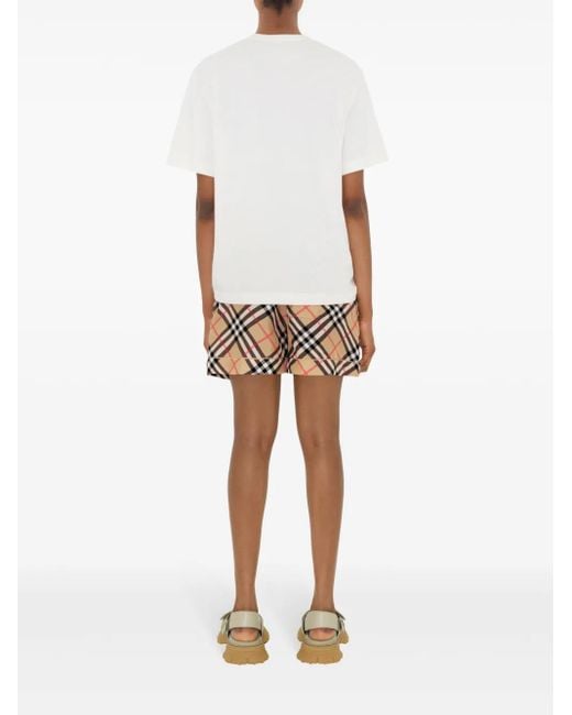 Burberry Natural Short Shorts