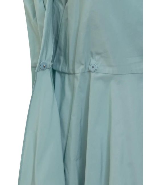 Weekend by Maxmara Blue Kleid Mit V-Ausschnitt