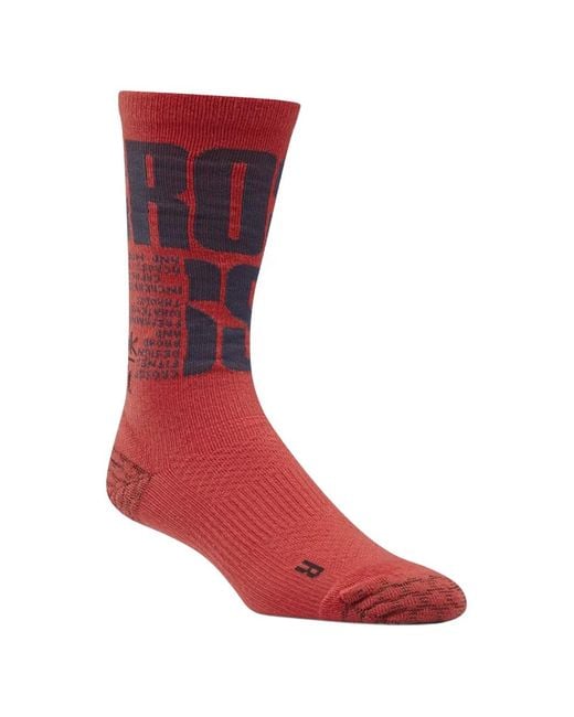 Reebok Red X Crossfit Crew Socks for men