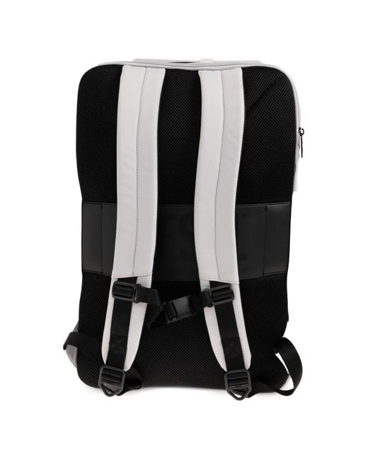 DIESEL Gray Embossed Logo-Plaque Backpack