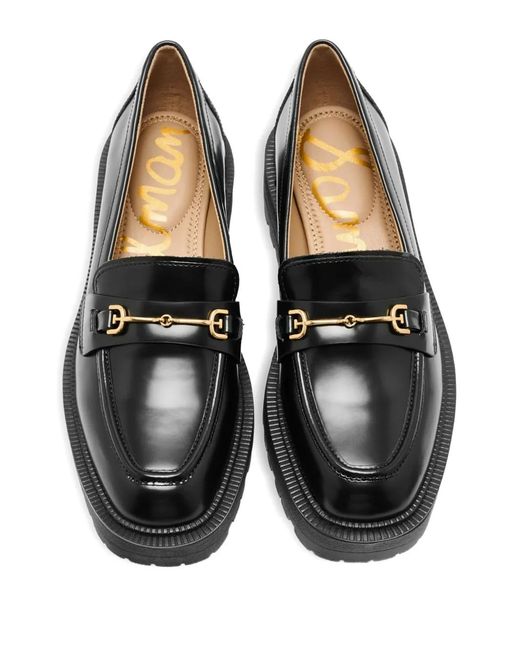 Sam Edelman Black Lea Platform Loafers