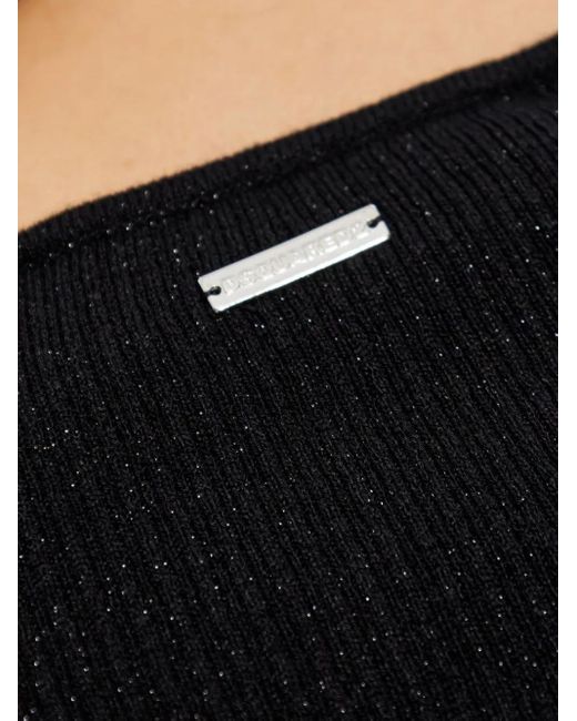 Top Cruzado DSquared² de color Black