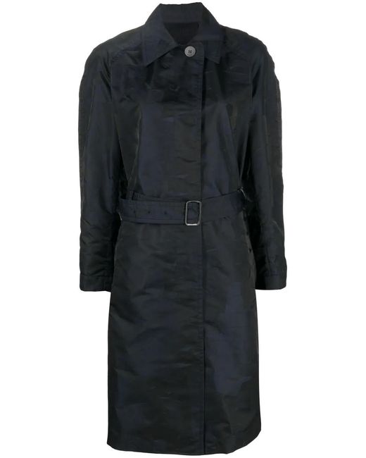 Ferragamo Black Belted Trench Coat