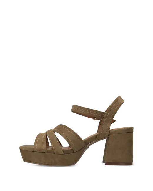 Mexx Metallic Tobie Buckle-Detail Platform Sandals
