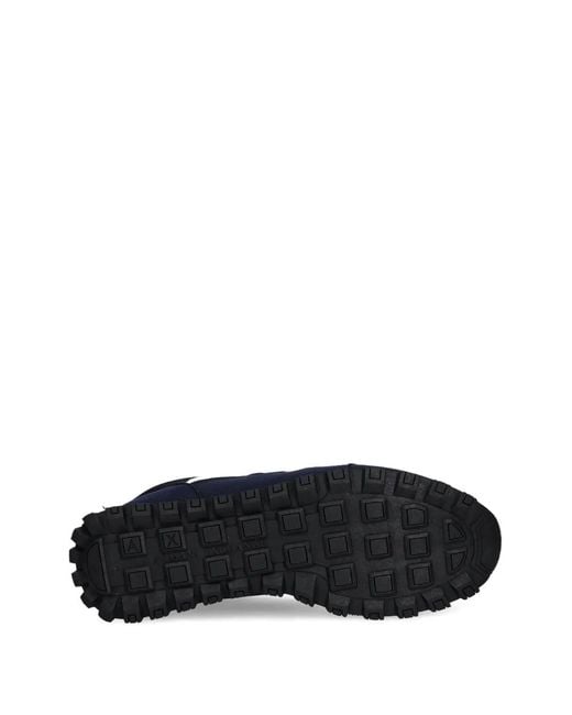 ARMANI EXCHANGE Blue Logo-Detail Sneakers for men