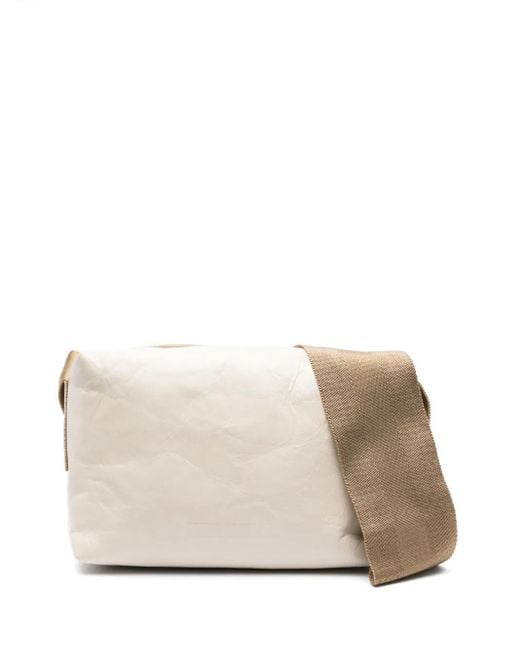 Uma Wang Natural Small Leather Shoulder Bag