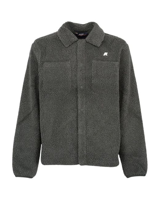 K-Way Gray Cameron Pocket Jacket for men