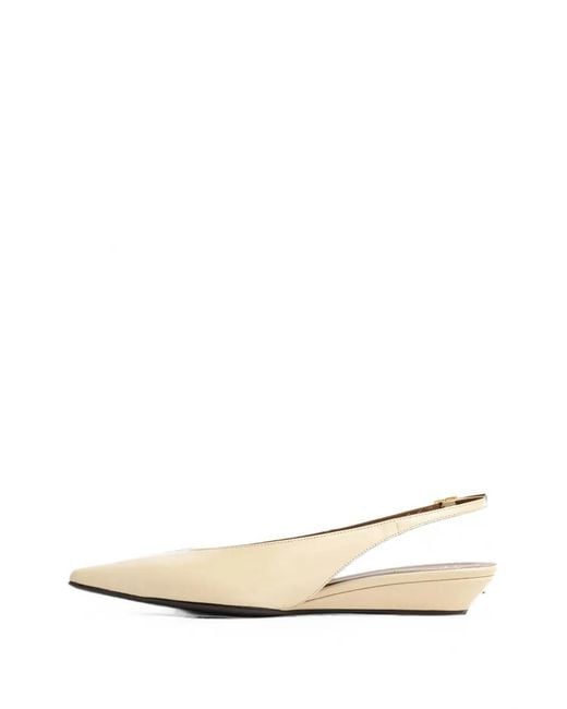 Giuseppe Zanotti White Muse Slingback Pumps