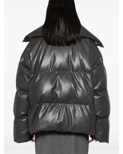 Nanushka Black Re:Down Puffer Jacket