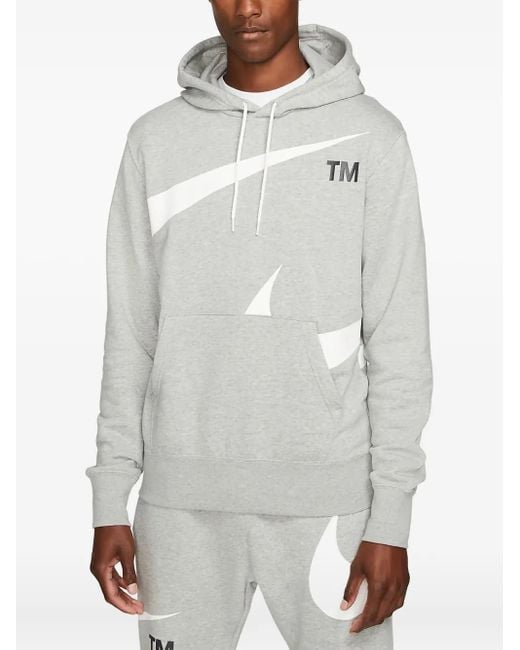 Hoodie À Logo Swoosh Nike pour homme en coloris Gray