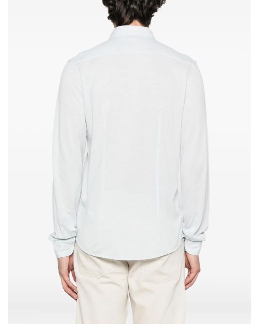 Camisa con botones Gran Sasso de hombre de color White