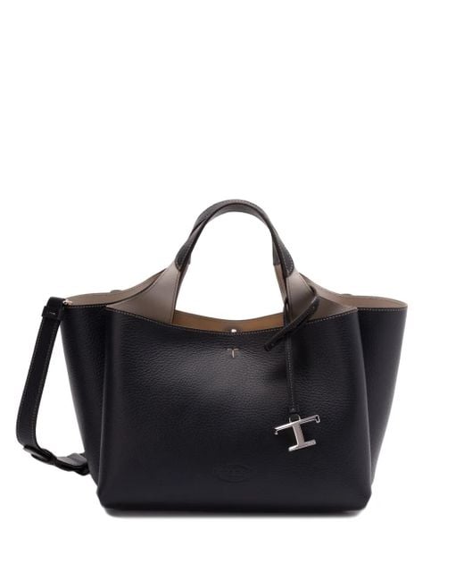 Tod's Black Zwei-Wege-Tasche aus Leder