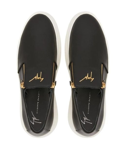 Giuseppe Zanotti Brown Conley Zip Chunky Sneakers for men