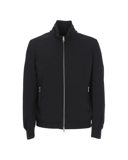Montecore Black High Neck Padded Jacket for men