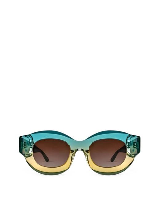 Thierry Lasry Green Baddy Cat-Eye Sunglasses