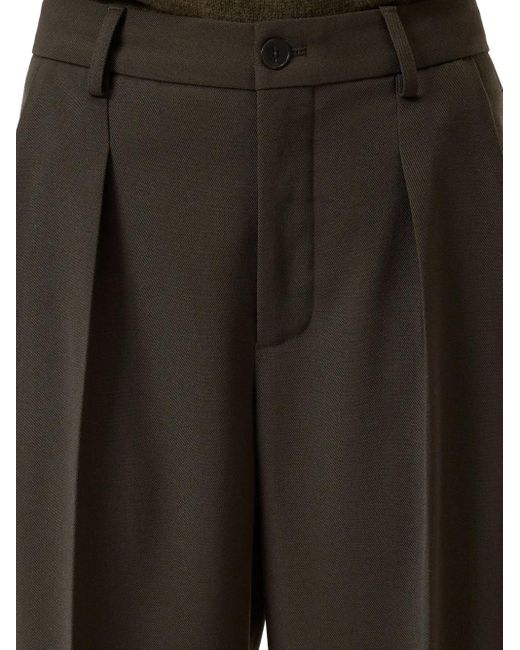 Closed Gray Wide-Leg-Hose Mit Bundfalten